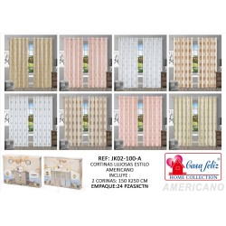 Cortinas  Estilo Americano Lujosas