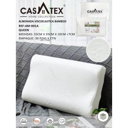 Almohada Viscoelástica Bamboo Queen por Mayor | Casatex Perú