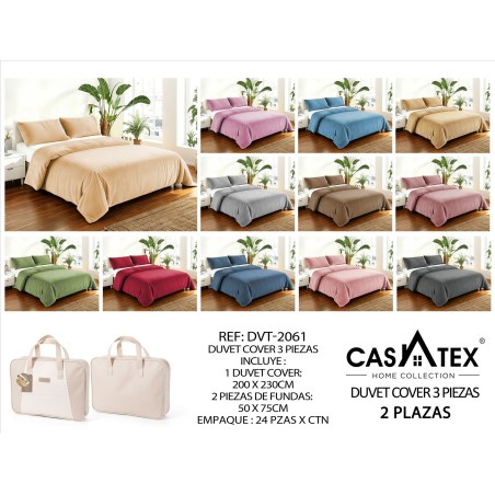 DUVET 3 PIEZAS 2 PLAZAS